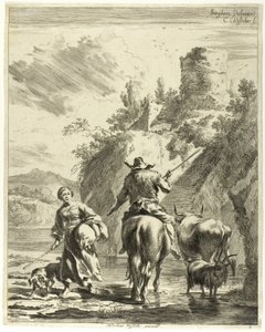 El paso del río de Cornelis Visscher