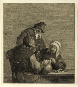 Los Bebedores de Cornelis Visscher