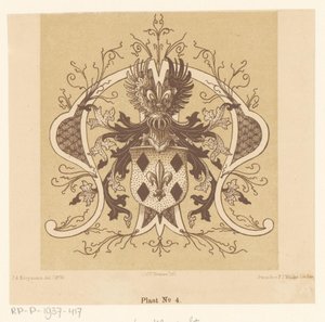 Escudo heráldico de la familia Van Mansvelt de Cornelis Willem Hendrik Verster van Wulverhorst