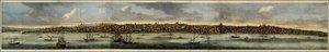Vista coloreada de Constantinopla de 1698 por Cornelis De Bruyn