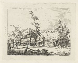Granja con pajar de Cornelis de Kruyff