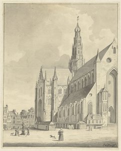 El San Bavón en Haarlem de Cornelis de Kruyff