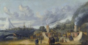 Refinería de aceite de ballena cerca de Smerenburg