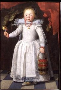 Niña con un loro