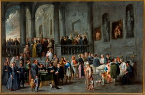 Ciclo de las Siete Obras de Misericordia Corporal: Visitar a los enfermos de Cornelis de Wael