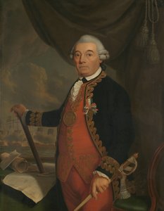 Retrato de Johan Arnold Zoutman
Johan Arnold Zoutman (1724-93), vicealmirante de Cornelis van Cuylenburgh (II)