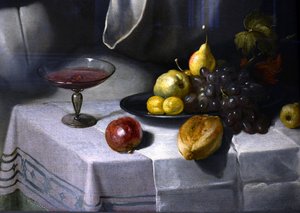 Detalle de un monje y una monja