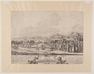 El Cachalot varado entre Noordwijk y Zandvoort de Cornelis van Kittensteyn