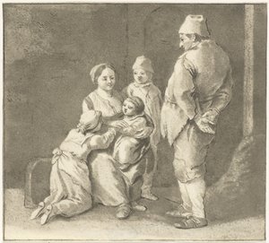 grupo de figuras de Cornelis van Noorde