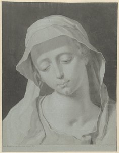 Cabeza de mujer velada de Cornelis van Noorde