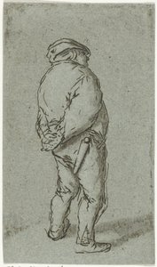 hombre de pie de Cornelis van Noorde