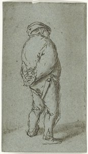 hombre de pie de Cornelis van Noorde