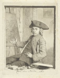 Autorretrato de Cornelis van Noorde de Cornelis van Noorde