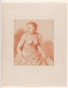 Desnudo femenino sentado