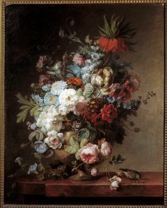 Naturaleza muerta con flores de Cornelis van Spaendonck