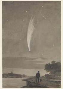 El cometa Donati, 10 de octubre de 1858 de Cornelis van der Griendt