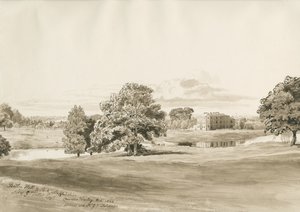 Betley Hall de Cornelius Varley
