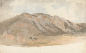 Paisaje de montaña, norte de Gales de Cornelius Varley