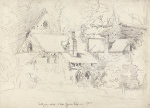 Abadía de Valle Crucis, Denbighshire de Cornelius Varley