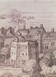 The Globe Theatre, detalle de un grabado