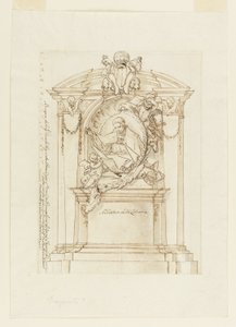 Diseño de un monumento de Corrado Giaquinto
