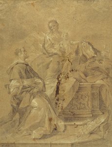 Virgen con el Niño, Santa Catalina de Siena y Santo Domingo de Corrado Giaquinto