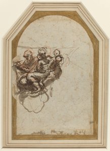 San Mateo y San Jerónimo [verso] de Correggio