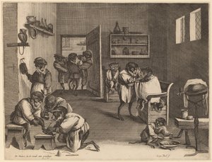 La barbería de los monos