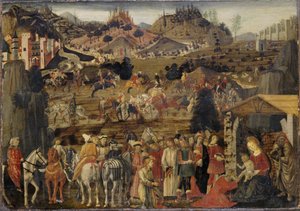 La Adoración de los Magos de Cosimo Rosselli