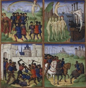 Ilustración para la épica La Eneida de Virgilio, 1450-1499