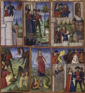 Ilustración para la epopeya La Eneida de Virgilio, 1450-1499 de Coëtivy Master