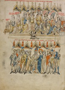Familia de Berthold IV de Merania. El matrimonio de Hedwig y Heinrich, 1353