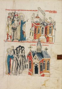 Hedwig y el nuevo convento; monjas de Bamberg asentándose en el nuevo convento
