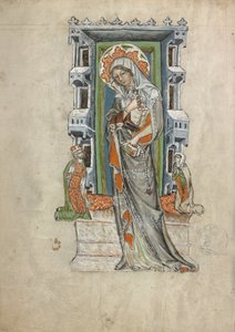 Santa Eduviges de Silesia con el Duque Ludwig de Legnica y Brieg y la Duquesa Inés de Court workshop of Duke Ludwig I of Liegnitz and Brieg