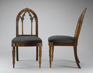 Par de sillas laterales, c. 1844