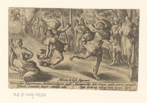 Atalanta e Hipómenes
Metamorfosis de Ovidio (título de la serie)
Metamorfosis (título de la serie) de Crispijn van de Passe (I)