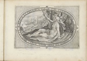 Minerva Dioses y diosas involucrados en el juicio de Paris (título de la serie) de Crispijn van de Passe (I)