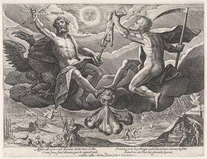 viento del norte Boreas (título sobre objeto) Los cuatro vientos (título de la serie) de Crispijn van de Passe (I)
