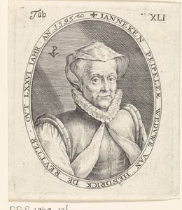 Retrato de Janneke Peipeller de Crispijn van de Passe (I)