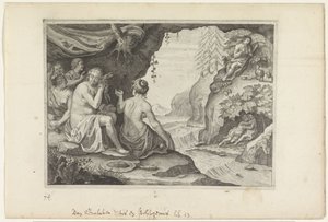 Polifemo y Acis aman a Galatea Metamorfosis de Ovidio (título de la serie)