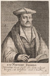 Mathew Parker, arzobispo de Canterbury de Crispijn van de Passe