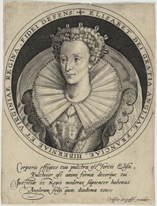 Isabel, reina de Inglaterra de Crispijn van de Passe I