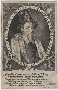 Jacobo I, rey de Inglaterra de Crispijn van de Passe I
