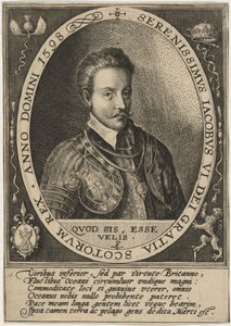 Jacobo I, rey de Escocia de Crispijn van de Passe I