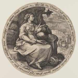 Polimnia, de Las Musas de Crispijn van de Passe I
