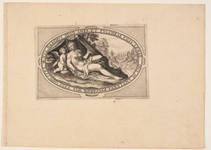 Venus, de Dioses y Diosas de Crispijn van de Passe I