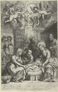 Adoración de los pastores de Crispijn van den Queborn