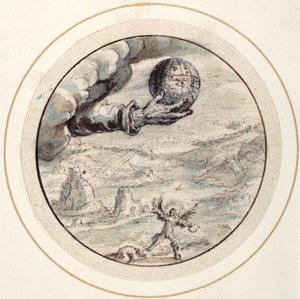 Mano con esfera celestial, principios del siglo XVII