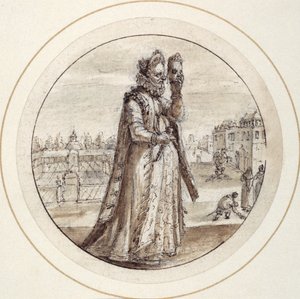 Helena con máscara, principios del siglo XVII