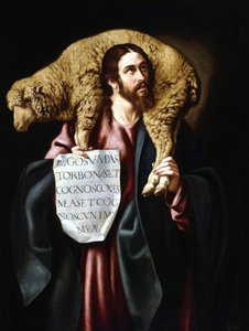 Español:  El Buen Pastor de Cristóbal García Salmerón